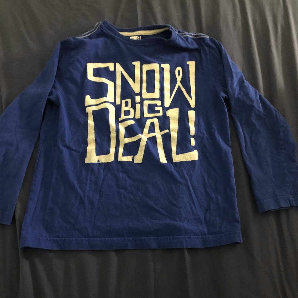 Boy's Snow Big Deal Long Sleeve Tee